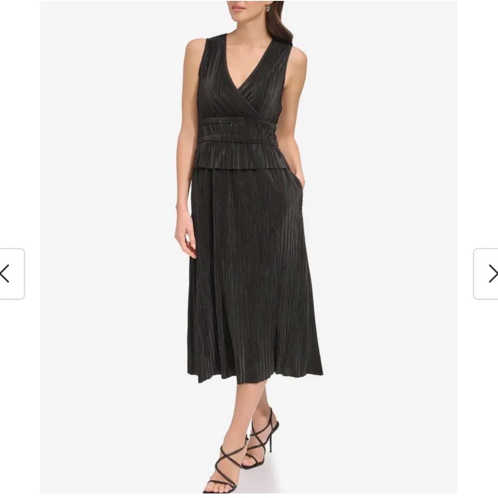 DKNY  Black Sleeveless Dress 6